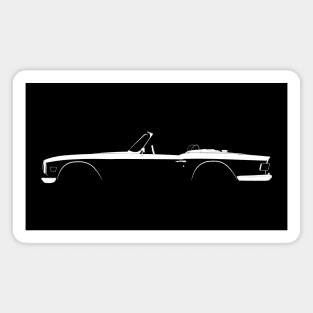 Triumph TR6 Silhouette Magnet